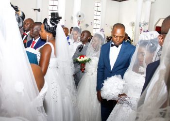 Pictorial: All Saints Cathedral weds 16 in corporate wedding