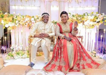 Wedding pictures of  NRM Tycoon Lumolo and Ugandan ambassador Barbara Nekesa