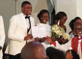 NTV’s Flavia Tumusiime says I do to Andrew Kabura in low key church ceremony