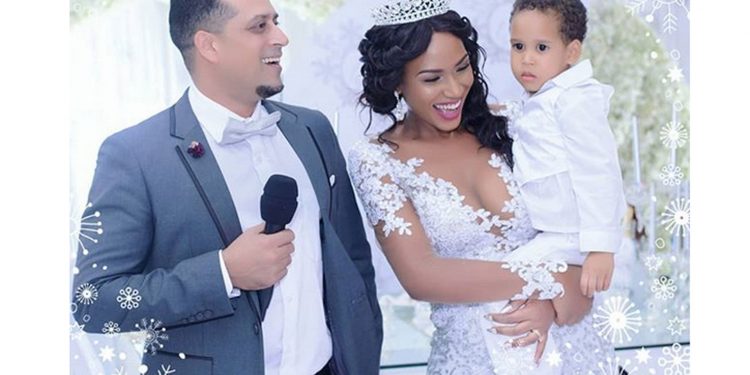 Former Miss Uganda, Sylvia Namutebi and Aly Allibhai in luxurious wedding anniversary