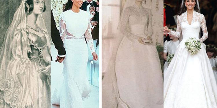 The history of wedding gowns