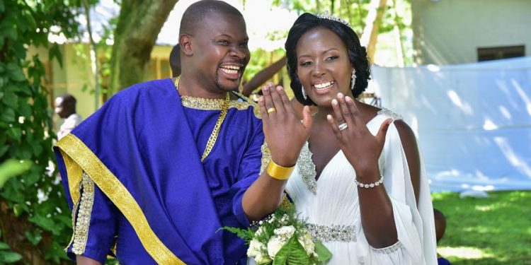 Epic moments from Andrew Kyamagero’s Roman theme wedding