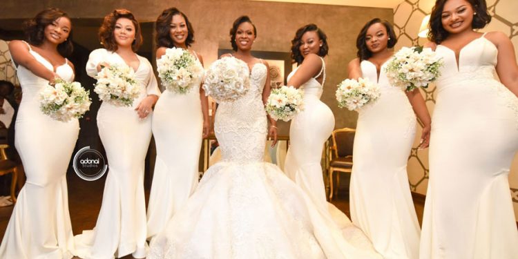 Exclusive Photos From John Dumelo S White Outdoor Wedding My
