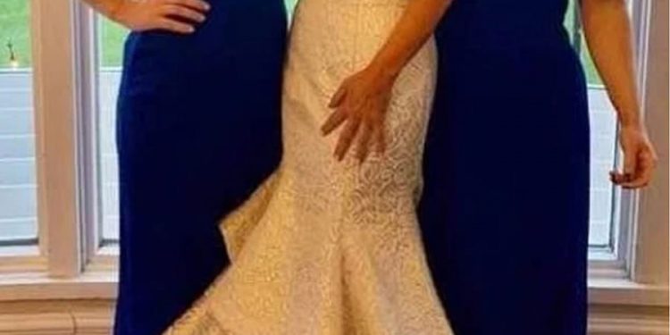 Mother-in-law blasted for wearing long white fishtail dress to her son’s wedding ceremony