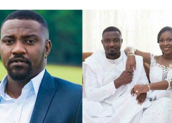 Photos! Ghanaian actor John Dumelo’s wife makes eye popping bridal shower