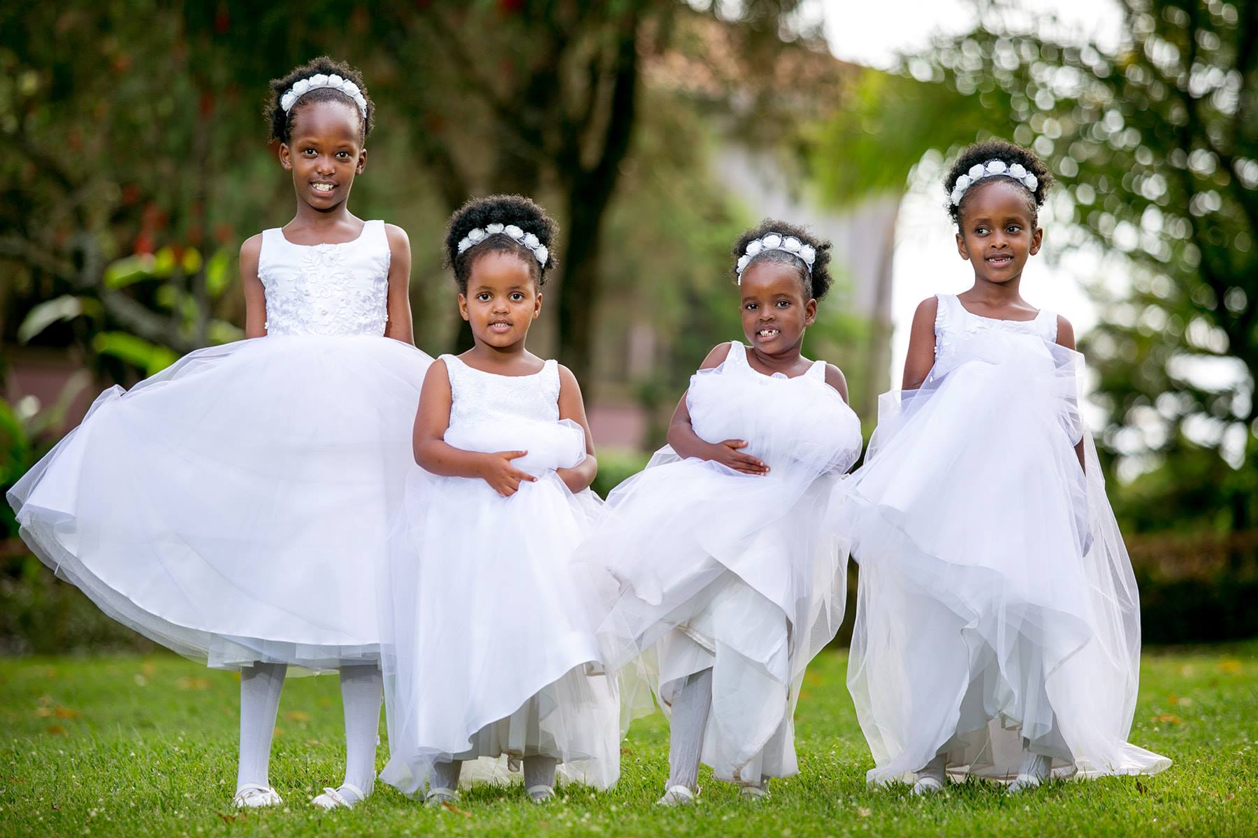 Nigerian Wedding  Wedding flower girl dresses, Flower girl