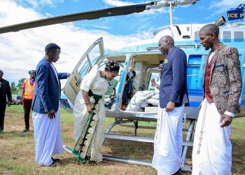 Photos: Tycoon Wilson Muzanganda’s daughter arrives in helicopter for her introduction