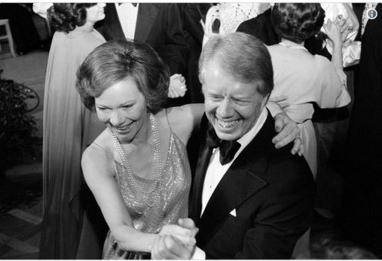 Former USA President Jimmy Carter and wife Rosalynn