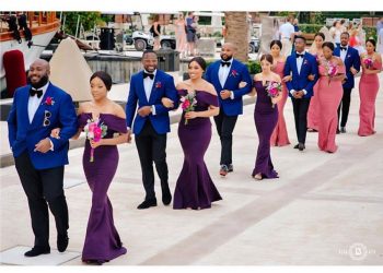 Stunning bridesmaids dresses for a modern wedding