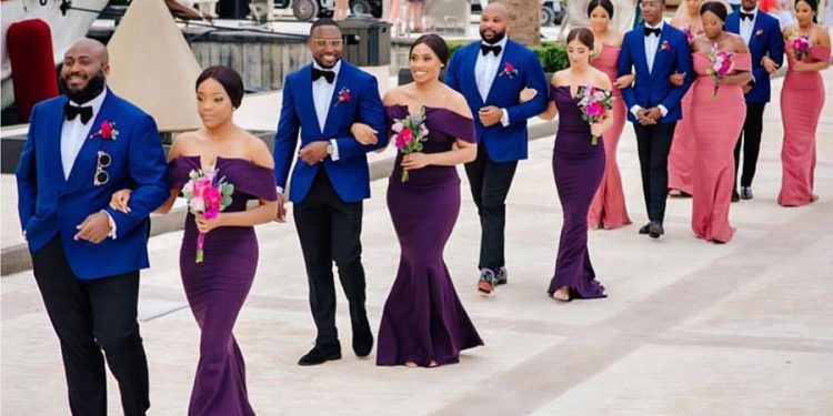 Stunning bridesmaids dresses for a modern wedding
