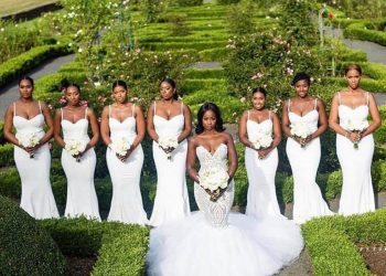Stunning bridesmaids dresses for a modern wedding