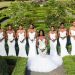 Stunning bridesmaids dresses for a modern wedding