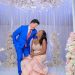 Dubai based couple exhibits beauty and elegance at their giveaway ceremony