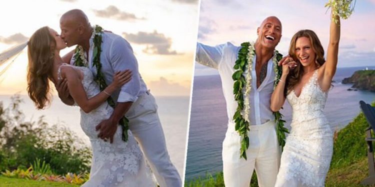 American Actor Dwayne Johnson marries longtime fiancée in secret Hawaiian wedding