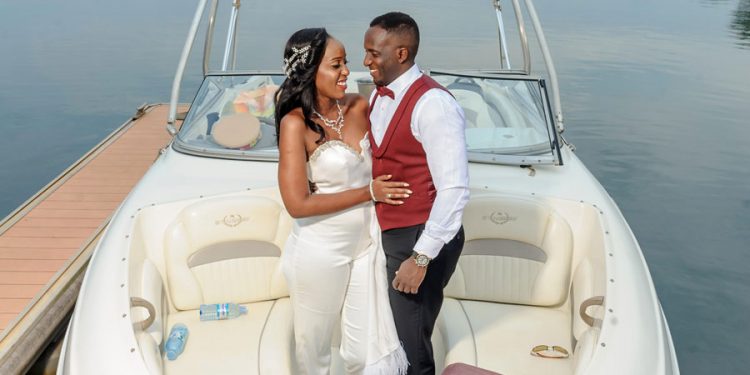 Edwin Musiime celebrates pre-wedding in exclusive boat cruise