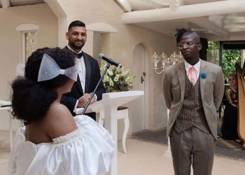 Bride praised for smartness as groom is bashed for being unserious