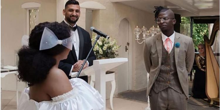 Bride praised for smartness as groom is bashed for being unserious