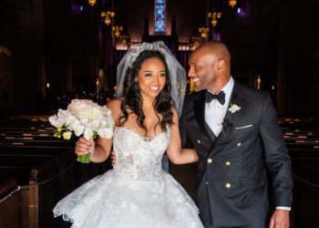 The fairytale wedding of singer Kenny Lattimore and Judge Faith