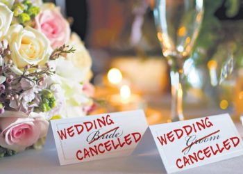 What to do if you have to cancel your wedding