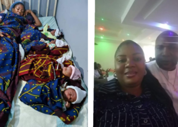 Nigerian couple welcomes quadruplets after 16 years of marriage