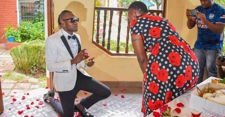 Kenyan gospel singer Guardian Angel proposes to 51-year-old girlfriend on her birthday