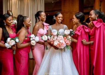 Bridal entourage and colour choices