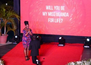 He ended the night with the Miss Uganda of his life