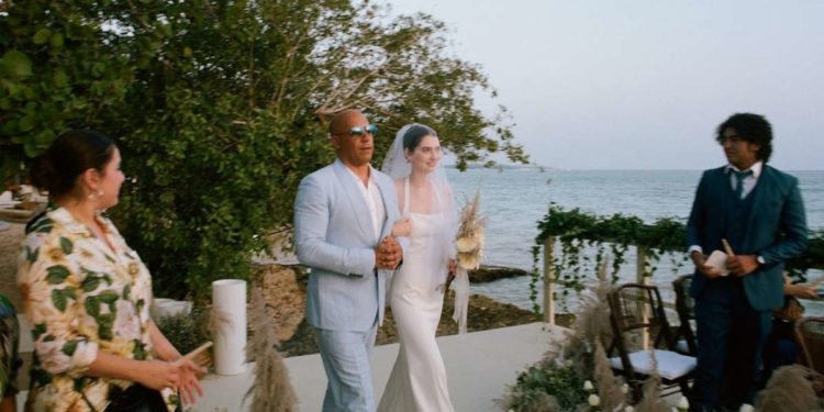 Vin Diesel walks Paul walker’s only daughter, Meadow down the aisle