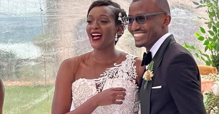 NTV’s Ritah Kanya and Raymond Mujuni walk down the aisle in beautiful ceremony