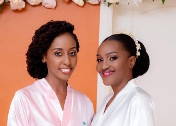 Bridal moments between Rukh-Shana Namuyimba and her matron, journalist Rachael Mwine