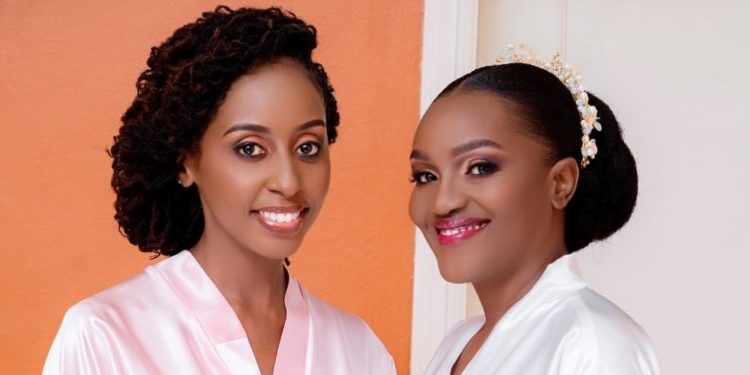 Bridal moments between Rukh-Shana Namuyimba and her matron, journalist Rachael Mwine