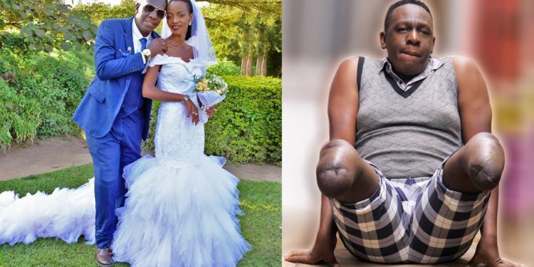 Groom reveals to bride after exchange of wedding vows that he has no legs