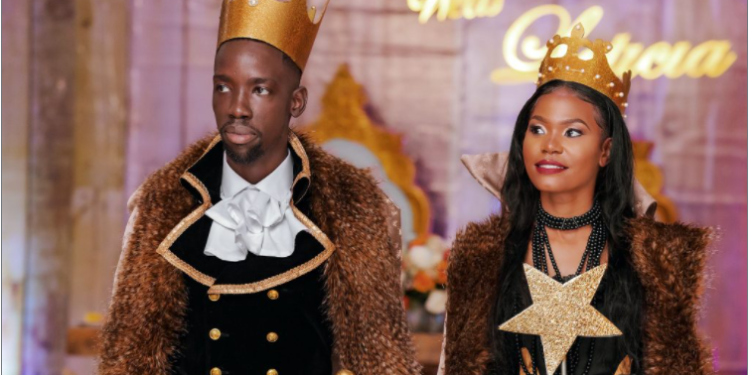 Unique style as Walter and Leticia tie the knot