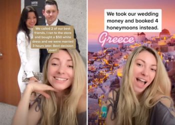 Couple cancels expensive wedding plans and opts for mega honeymoon
