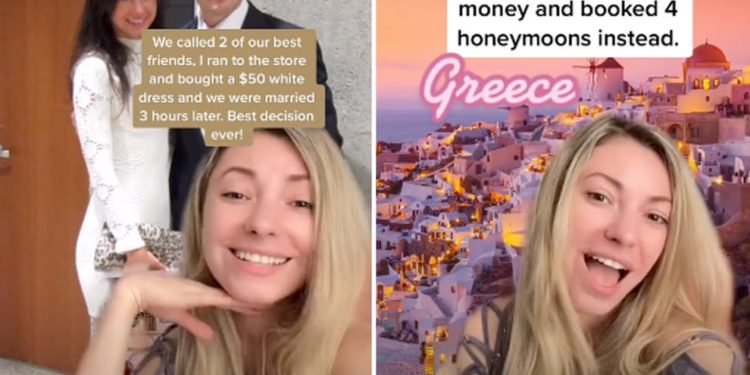 Couple cancels expensive wedding plans and opts for mega honeymoon