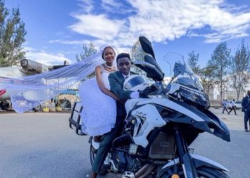 Man gets dream wedding with an entourage of 50 bikers