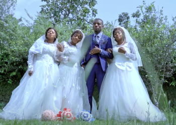 I take you to be my wives: Congolese man marries triplets in colorful ceremony