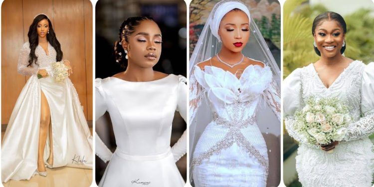 Latest stunning wedding gowns for a bride-to-be