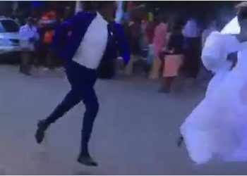 Drama as Kenyan bride runs away from church during wedding officiation
