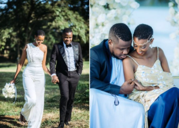 Bride rocks short hair as she says ‘I do’ to Makula Pictures’ CEO