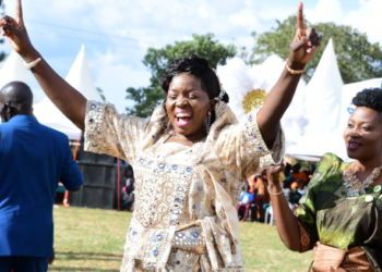 Lira Woman Member of Parliament Linda Auma introduces fiancé