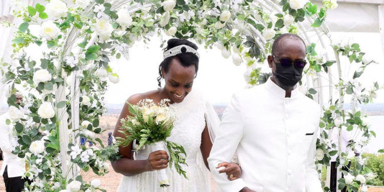 Photos: Museveni’s daughter Patience, husband Rwabwogo on 20th marriage anniversary