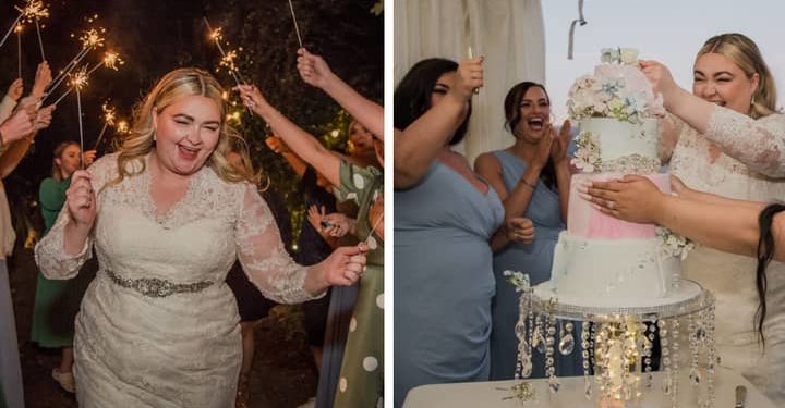 27-year-old bride carries on with wedding after groom fails to show up