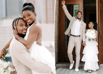 Gymnast Simone Biles gets married to NFL’s Jonathan Owens  