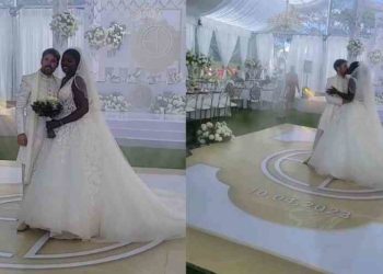 Kenyan Singer Akothee’s wedding gown costed Shs19m