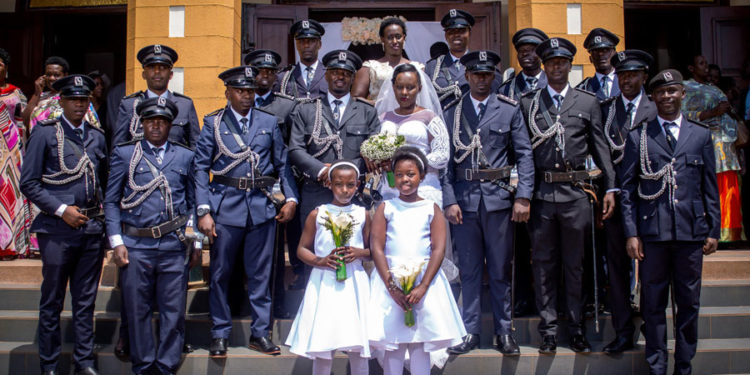 I had a police officer’s dream wedding